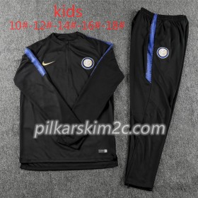 Inter Mediolan Dziecięca Komplet Bluzy Treningowe Czarny 2018-2019